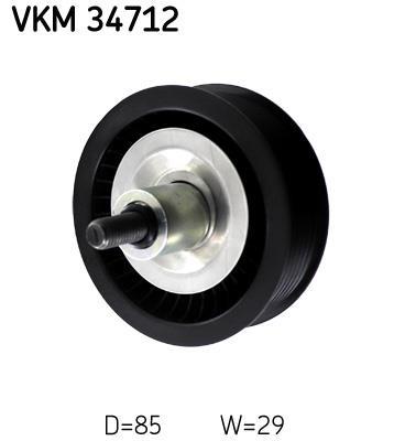Galet enrouleur de courroie d'accessoire SKF ref. VKM 34712